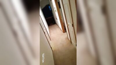 BLACK GUY WALKING AROUND THE HOUSE