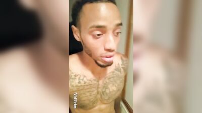 BLACK GUY WALKING AROUND THE HOUSE