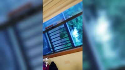 BLACK GUY WALKING AROUND THE HOUSE