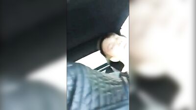 Twink sucked while driving