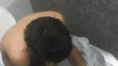 Spy on a student to the bathroom