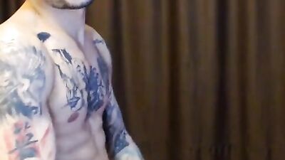 Romanian guy shooting his load