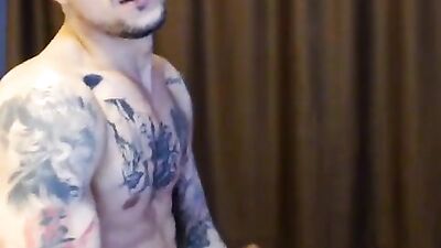 Romanian guy shooting his load