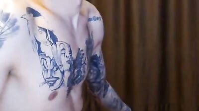 Romanian guy shooting his load