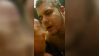 Twink sucking for cum