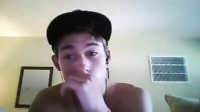 Nice boy wank and cum