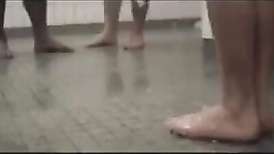 Boy drop a soap in prison