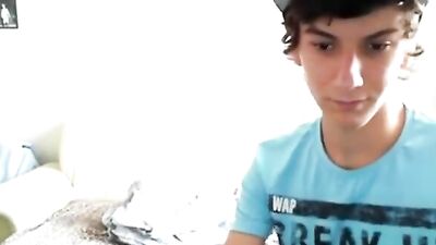 Hot sexy guy strips and wanks