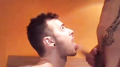 Hot cum sucking twinks