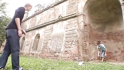 Hot blond boy fuck with friend