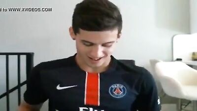 Male masturbation in cam
