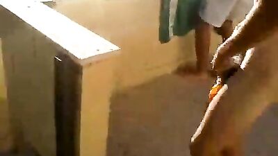 Spanish boy naked in the pool