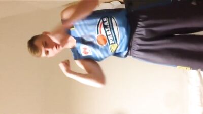 Young Straight Basketball Player Jerks Off After Game - more @ Gayboy.ca