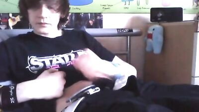 Really Cute Brit Boy Wanking