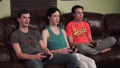 USA hot twink 3way