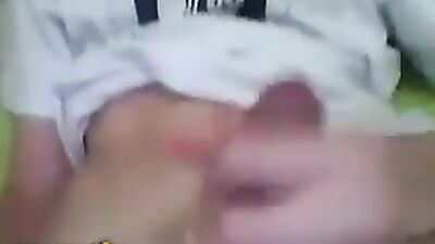 College boys porn jerking off for a fake girl on cam