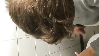Spy boy in toilet