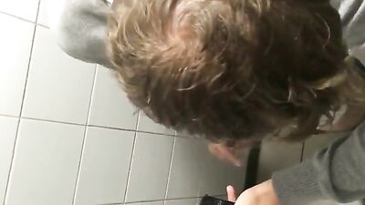 Spy boy in toilet