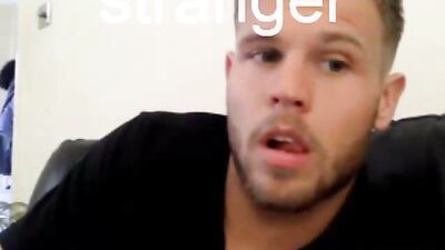 Blonde tattoe guy cum!