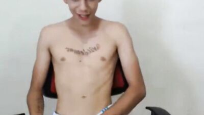 Naked boy and dressed girl