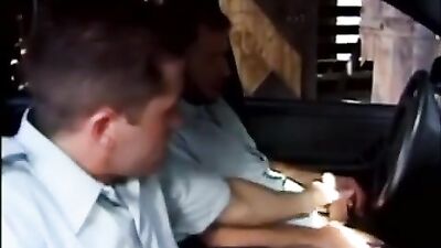 Two Straight Cops Wanking