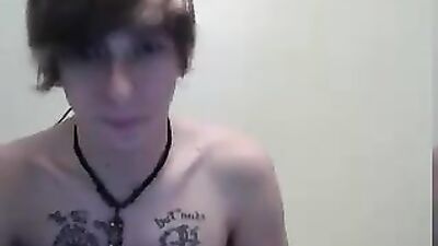 Young beautiful smooth and tattooed