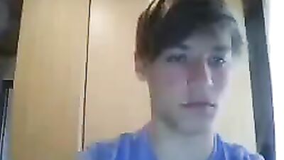 Cute smooth boy thanks his friend