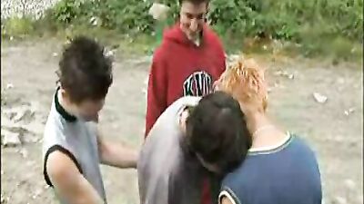 Twink outdoor orgy