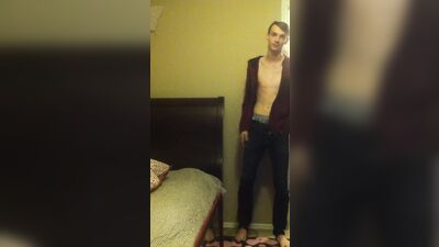 Hot Twink Shows Off For His Daddy