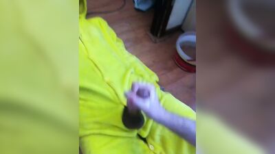 Daddy was playing with his Pikaboy and Pika boy was cumming