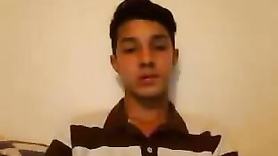 Super cute young boy who masturbates in bed