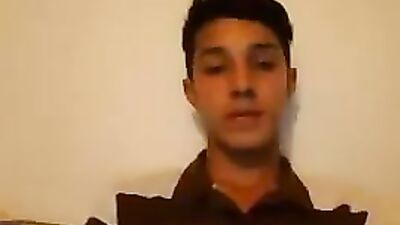 Super cute young boy who masturbates in bed