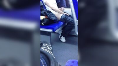 In the train - more @ Gayboy.ca