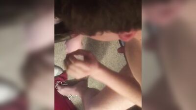 Teen boy suck a black cock