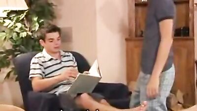 Young good looking boys get it on.