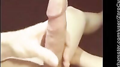 Teasing my uncut cock to orgasm