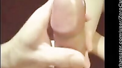 Teasing my uncut cock to orgasm