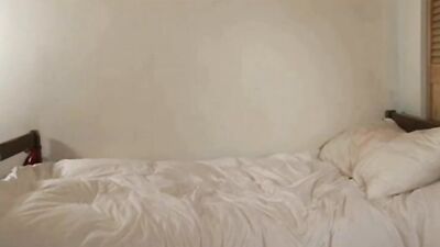 Two guys fuck in bed