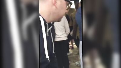 Pantsed in public lol