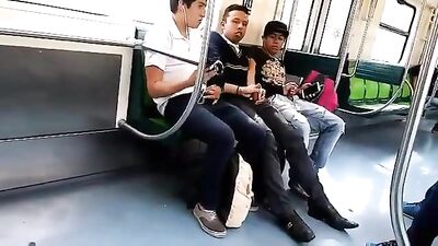 Naughty Teens on Train
