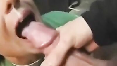 Twink sucks big dick