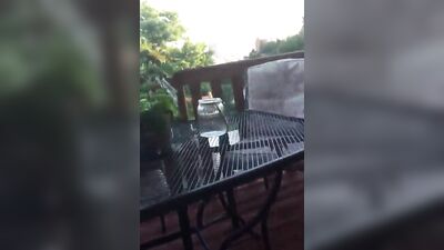 Jerking big cock