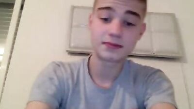 Young redhead smooth and cute alone in her room