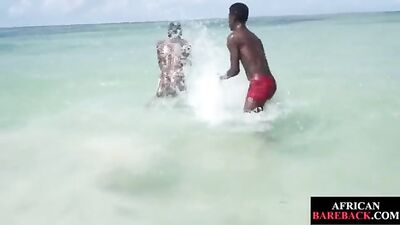 Twink Africans Showering & Fucking