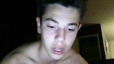 Boy play with his hole 2