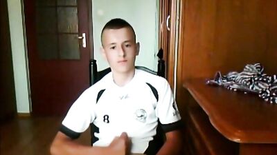 Young Cumshot Footballer - Sneaky Masturbation Session in the Dressing Room!