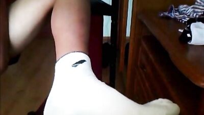 Young Cumshot Footballer - Sneaky Masturbation Session in the Dressing Room!