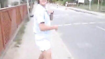 Berlin Streaker: Public Fetish Fun in the City!