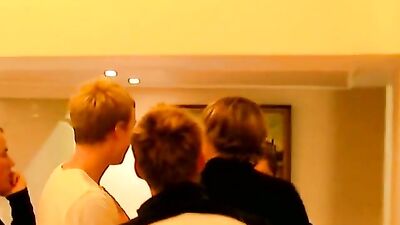 Outdoor Naked Boys Fun: Group of Straight Exposing Their Bodies!