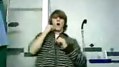 Striptease Amateur Fun! Clumsy Antics Abound in Gay Porn Video!